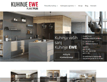 Tablet Screenshot of kuhinje-ewe.si